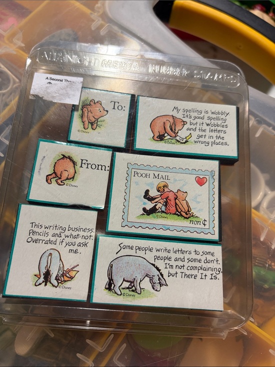 Disney Other - Disney Winnie the Pooh Rubber Stamp Set - gently used